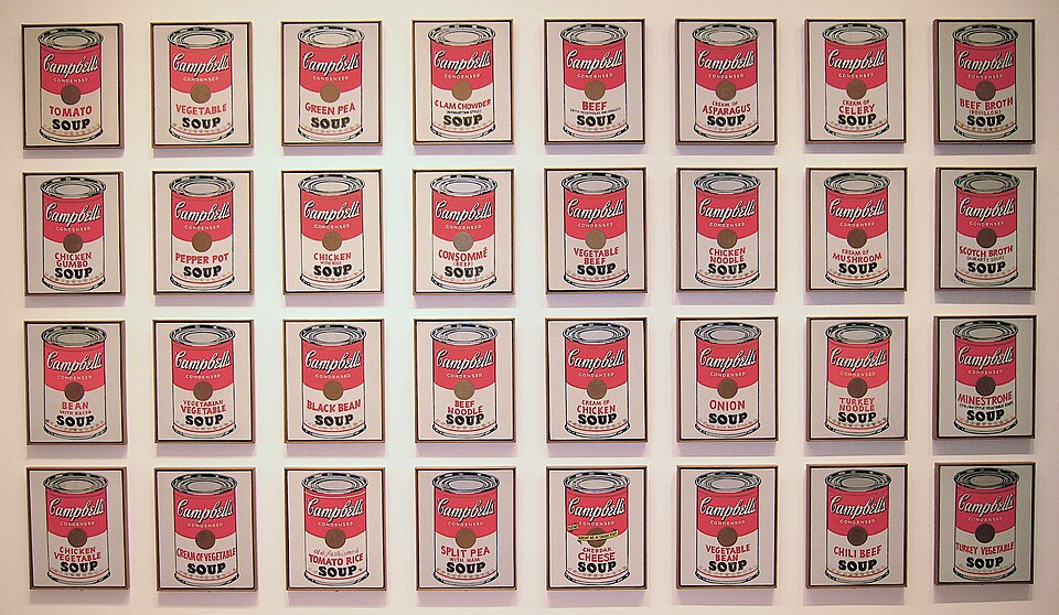 Campbell's Soup Cans, Warhol