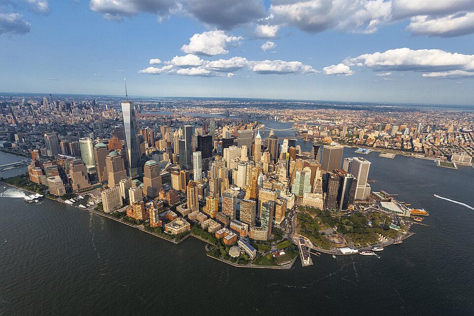 Skyline di Lower Manhattan